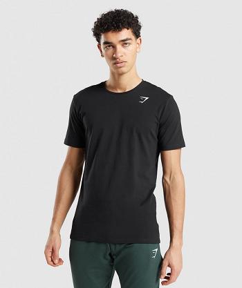 T Shirts Gymshark Essential Hombre Negras | CO 3276NWY